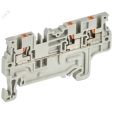 ARMAFIX Клемма пружинная Push-in CP-MC 3 вывода 1,5мм2 серая IEK