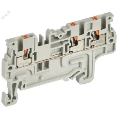 ARMAFIX Клемма пружинная Push-in CP-MC 3 вывода 1,5мм2 серая IEK