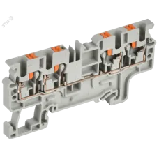 ARMAFIX Клемма пружинная Push-in CP-MC 4 вывода 2,5мм2 серая IEK