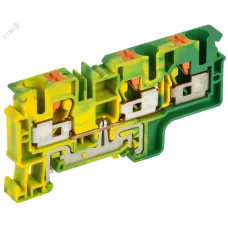 ARMAFIX Клемма пружинная Push-in CP-MC-PEN земля 3 вывода 10мм2 IEK