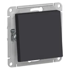 ATLASDESIGN AQUA 1-клавишный ПЕРЕКЛЮЧАТЕЛЬ IP44, сх.6, 10АХ, механизм, КАРБОН