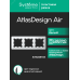 ATLASDESIGN AIR 3-постовая РАМКА, БЕЛЫЙ/дымчатый черный