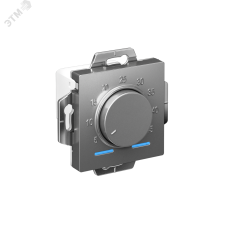 ATLASDESIGN ТЕРМОСТАТ электрон. теплого пола с датчиком, 10A, механизм, СТАЛЬ