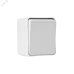 AtlasDesign PROFI IP54 О/У 1-клавишный кнопочный ВЫКЛЮЧАТЕЛЬ 10 АХ, БЕЛЫЙ