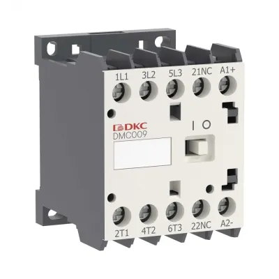 Миниконтактор YON DMC009 9A 4кВт AC3 3P кат. 380В AC 1НО