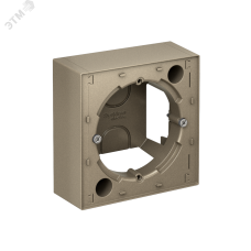 Коробка ATLASDESIGN для наружного монтажа шампань