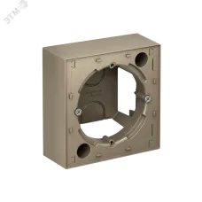 Коробка ATLASDESIGN для наружного монтажа шампань