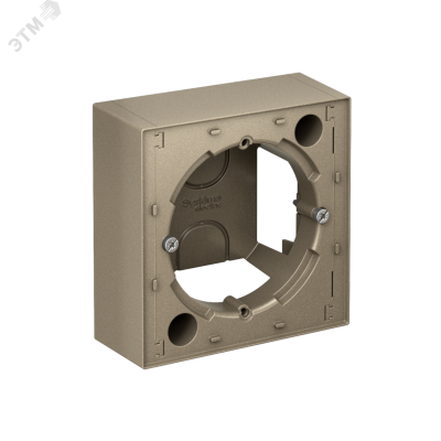 Коробка ATLASDESIGN для наружного монтажа шампань