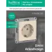 Розетка ATLASDESIGN с заземлением 16А механизм бежевый