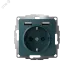 РОЗЕТКА ATLASDESIGN 16А c 2 USB A+A, 5В/2,4 А, 2х5В/1,2 А, механизм, ИЗУМРУД