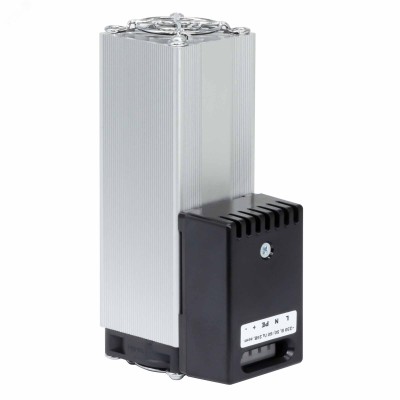 Компактный обогреватель с кабелем и вентилятором, P=150W