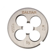 Плашка круглая резьбонарезная HSS-E, DIN 223 B (DIN EN 22568), M12x1.75, 38x14