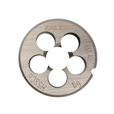 Плашка круглая резьбонарезная HSS-E, DIN 223 B (DIN EN 22568), M14x2.0, 38x14