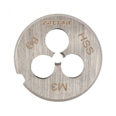 Плашка круглая резьбонарезная HSS, DIN 223 B (DIN EN 22568), M3x0.5, 20x5