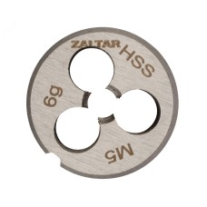 Плашка круглая резьбонарезная HSS, DIN 223 B (DIN EN 22568), M5x0.8, 20x7