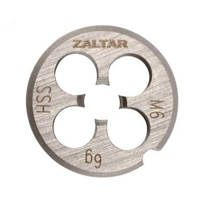 Плашка круглая резьбонарезная HSS, DIN 223 B (DIN EN 22568), M6x1.0, 20x7