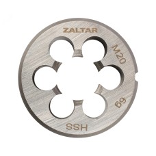 Плашка круглая резьбонарезная HSS, DIN 223 B (DIN EN 22568), M20x2.5, 45x18