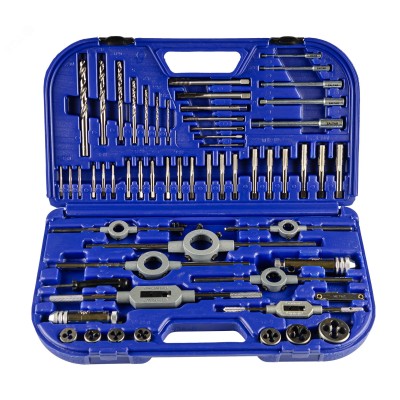Набор резьбонарезного инструмента KH46S HSS, 58 предметов, M3-M4-M5-M6-M8-M10-M12