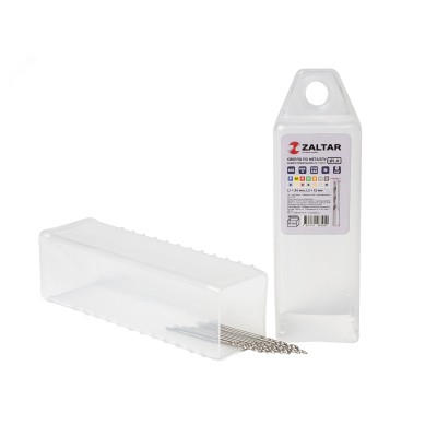 Сверло по металлу, индустриальное, DIN 338, HSS-G, Тип N, 5xD, 1,00 мм, (1 комплект-10 шт)