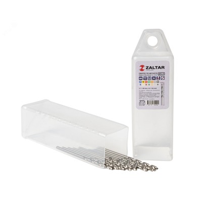 Сверло по металлу, индустриальное, DIN 338, HSS-G, Тип N, 5xD, 2,00 мм, (1 комплект-10 шт)