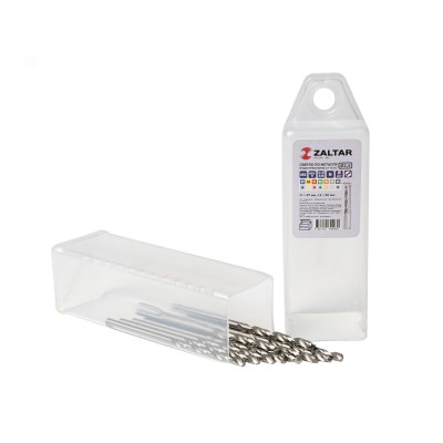 Сверло по металлу, индустриальное, DIN 338, HSS-G, Тип N, 5xD, 2,50 мм, (1 комплект-10 шт)