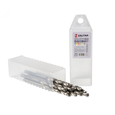 Сверло по металлу, индустриальное, DIN 338, HSS-G, Тип N, 5xD, 4,00 мм, (1 комплект-10 шт)