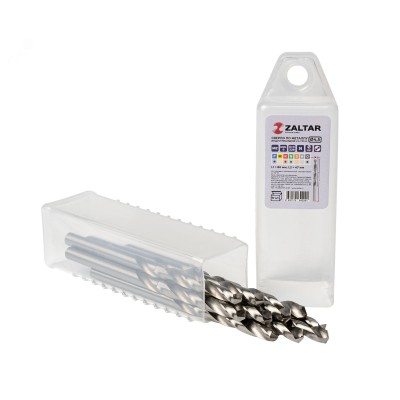 Сверло по металлу, индустриальное, DIN 338, HSS-G, Тип N, 5xD, 4,50 мм, (1 комплект-10 шт)