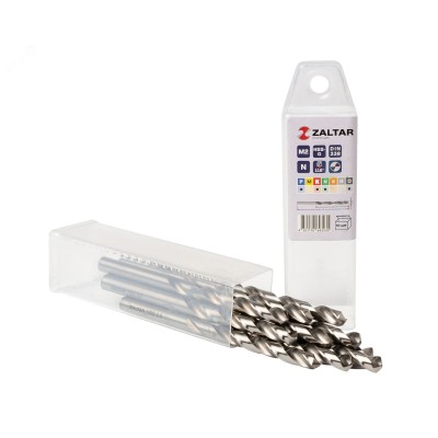 Сверло по металлу, индустриальное, DIN 338, HSS-G, Тип N, 5xD, 6,50 мм, (1 комплект-10 шт)