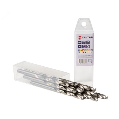 Сверло по металлу, индустриальное, DIN 338, HSS-G, Тип N, 5xD, 7,00 мм, (1 комплект-10 шт)