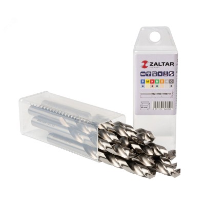 Сверло по металлу, индустриальное, DIN 338, HSS-G, Тип N, 5xD, 9,50 мм, (1 комплект-10 шт)