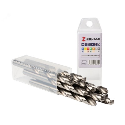 Сверло по металлу, индустриальное, DIN 338, HSS-G, Тип N, 5xD, 10,00 мм, (1 комплект-10 шт)