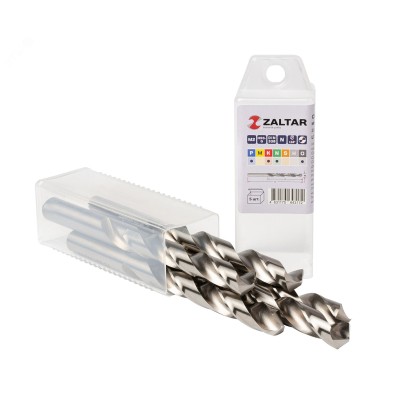 Сверло по металлу, индустриальное, DIN 338, HSS-G, Тип N, 5xD, 12,50 мм, (1 комплект-5 шт)