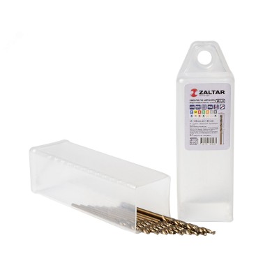 Сверло по металлу, индустриальное, DIN 338, HSS-E Co5, Тип VA, 5xD, 2,00 мм, (1 комплект-10 шт)