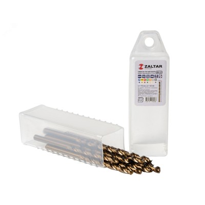 Сверло по металлу, индустриальное, DIN 338, HSS-E Co5, Тип VA, 5xD, 4,00 мм, (1 комплект-10 шт)