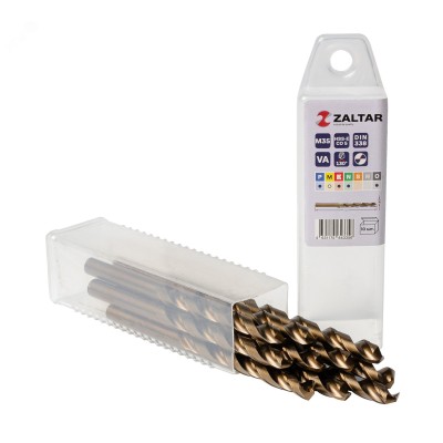 Сверло по металлу, индустриальное, DIN 338, HSS-E Co5, Тип VA, 5xD, 6,70 мм, (1 комплект-10 шт)