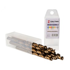 Сверло по металлу, индустриальное, DIN 338, HSS-E Co5, Тип VA, 5xD, 9,00 мм, (1 комплект-10 шт)