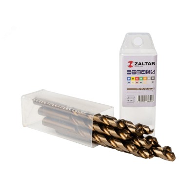 Сверло по металлу, индустриальное, DIN 338, HSS-E Co5, Тип VA, 5xD, 9,50 мм, (1 комплект-10 шт)