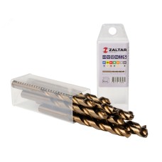 Сверло по металлу, индустриальное, DIN 338, HSS-E Co5, Тип VA, 5xD, 10,20 мм, (1 комплект-10 шт)