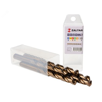 Сверло по металлу, индустриальное, DIN 338, HSS-E Co5, Тип VA, 5xD, 11,00 мм, (1 комплект-5 шт)