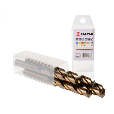 Сверло по металлу, индустриальное, DIN 338, HSS-E Co5, Тип VA, 5xD, 12,50 мм, (1 комплект-5 шт)