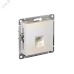 ATLASDESIGN РОЗЕТКА компьютерная RJ45, кат. 6A, механизм, ЖЕМЧУГ